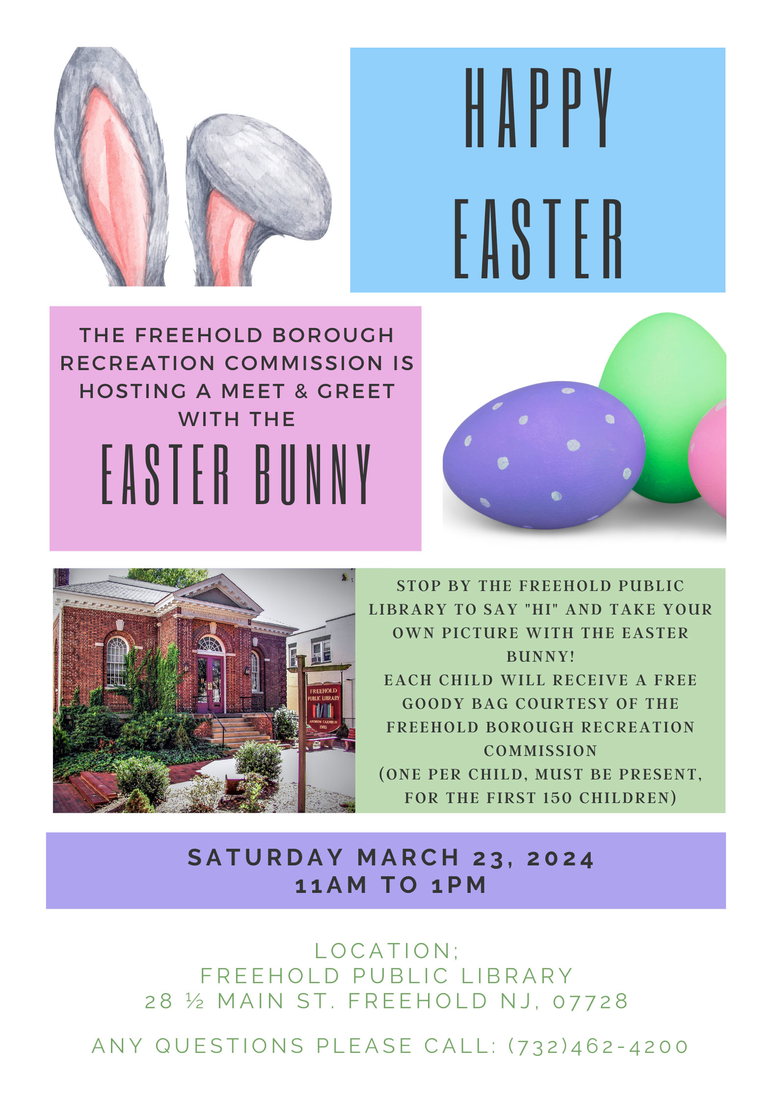 Easter Bunny Event Flyer